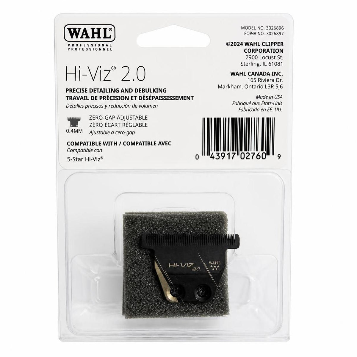 Wahl Hi-Viz 2.0 Trimmer Blade # 3026896