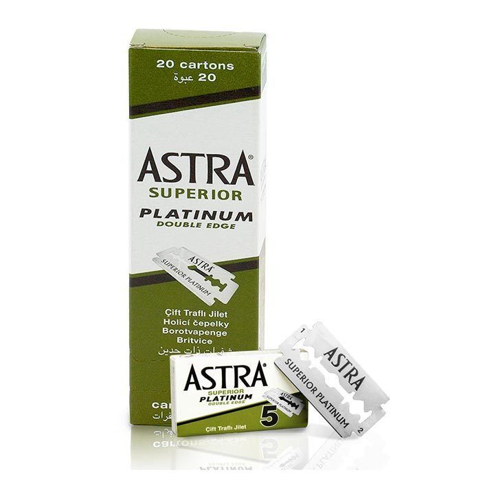 ASTRA SUPERIOR STAINLESS DOUBLE EDGE BLADES - 100 BLADES | Palms