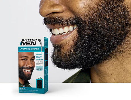 Just For Men Mustache & Beard Brush-In Color Gel - Palms Fashion Inc.
