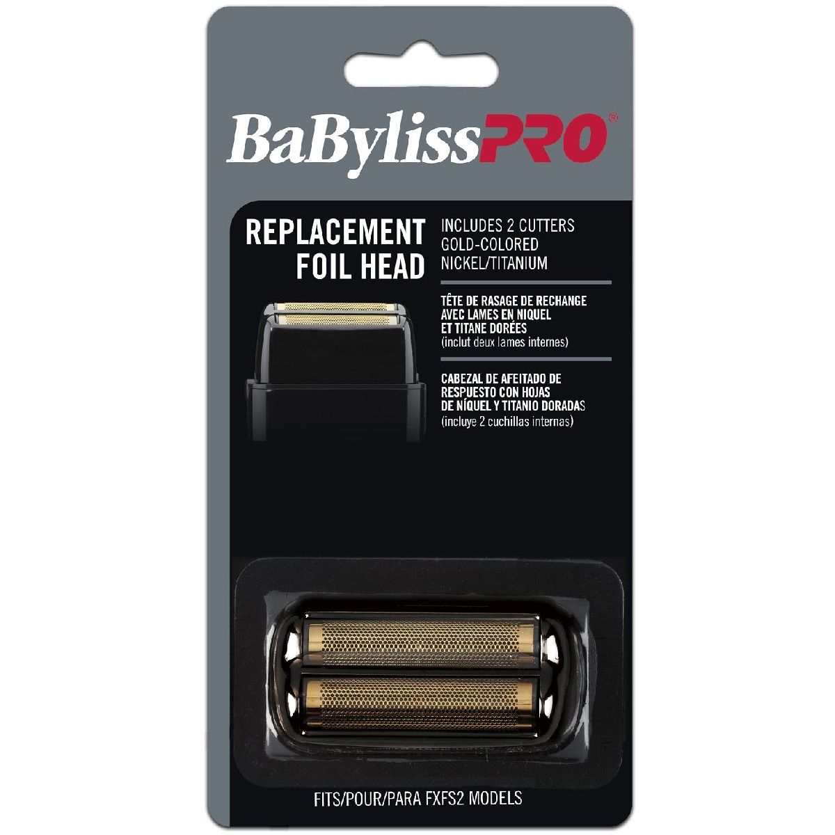 BaByliss Pro Shaver Replacement Foil & Cutter - Black # FXRF2B | Palms