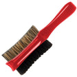 Diane Curved Prestige 2-Sided Military Club Brush - Soft / Hard # D1752 | Palms