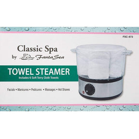 FANTA SEA TOWEL STEAMER INCLUDES 6 SOFT TERRY CLOTH TOWELS # FSC-873 | Palms