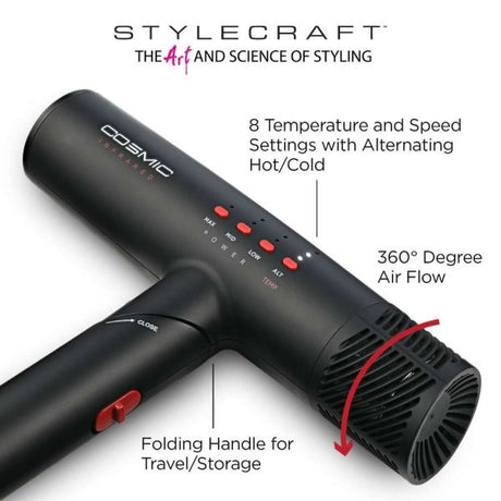 Stylecraft COSMIC Ultra Lightweight Turbo Dryer with Infrared Thechnology # SC101B | Palms