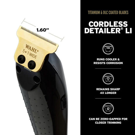 WAHL Professional 5 Star Cordless Barber Combo - Magic & Detailer - Palms.